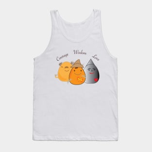 The Wonderful Wizard of Oz-Courage, Wisdom, Love Tank Top